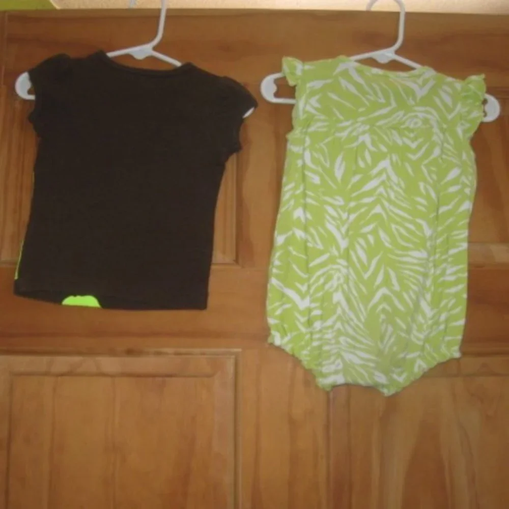 5/$20 Girls Carters T Shirt/Romper Bundle